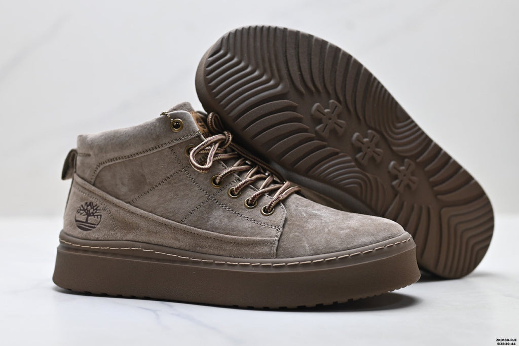 Timberland Gray High-Top Sneaker Boot