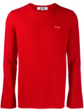 Comme Des Garçons Play appliqué heart sweater