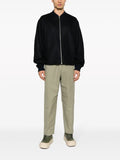 Jil Sander zip-up wool bomber jacket