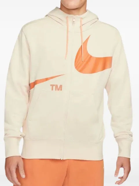 Nike Swoosh-print hoodie