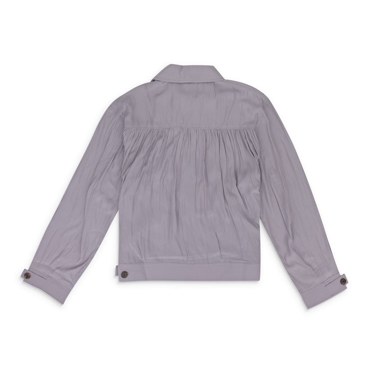 Purple Gathered Blouson