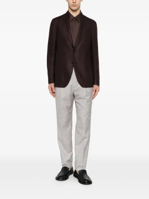 Tagliatore single-breasted notched-lapel blazer