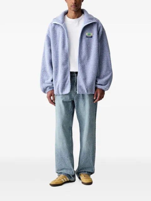 American Vintage logo-patch zip-up sweatshirt
