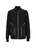 Rick Owens Heizer Flight ramie moleskin jacket