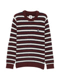 Wood Wood Claes striped ribbed-knit sweater