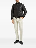 THE JACK LEATHERS leather bomber jacket