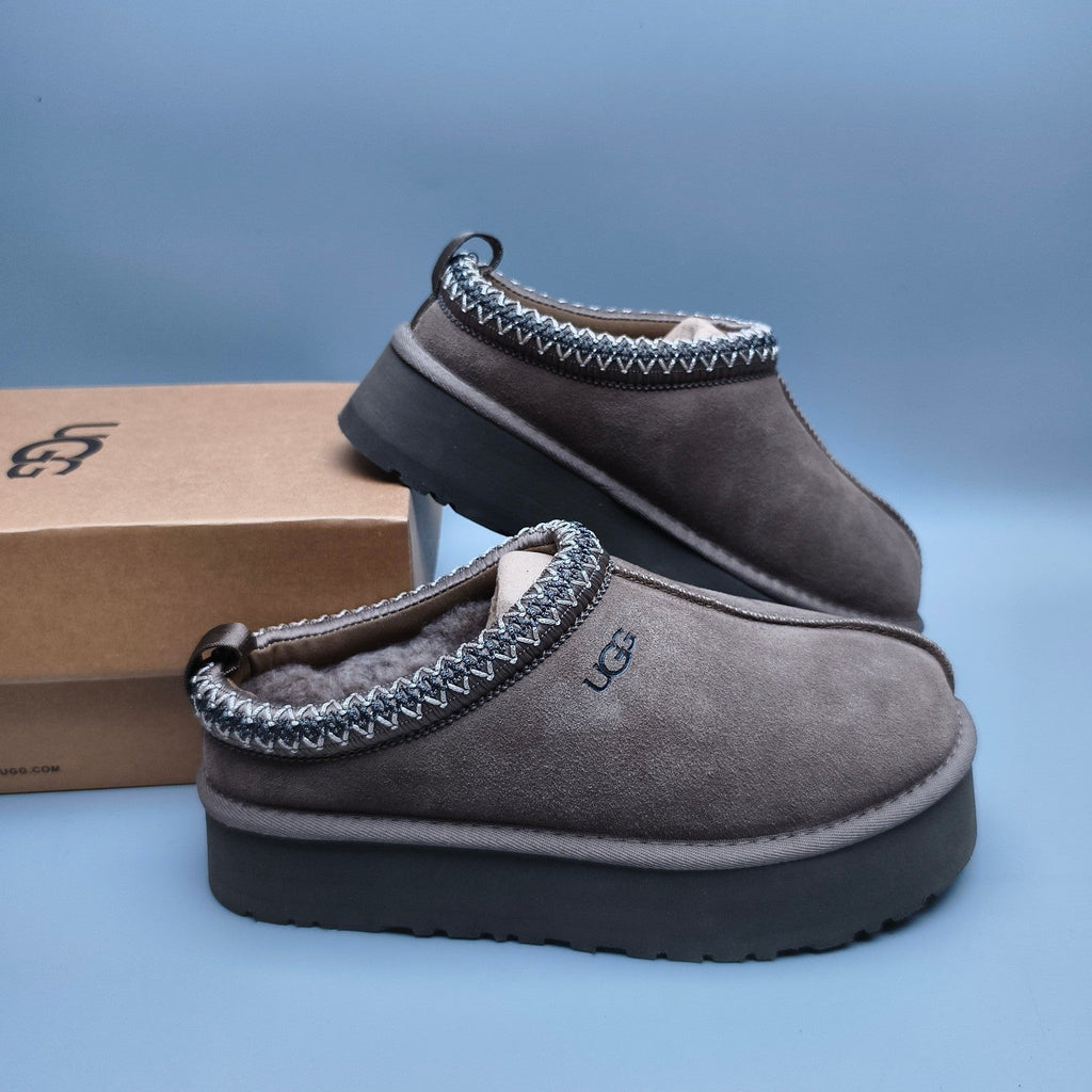 Walnut Ethnic Style Chunky Sole Casual Sneakers — New Arrival | In Stock