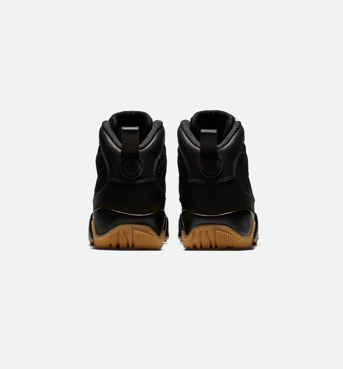 Air Jordan 9 Retro Men's Lifestyle Boots - Black / Black / Gum Light Brown