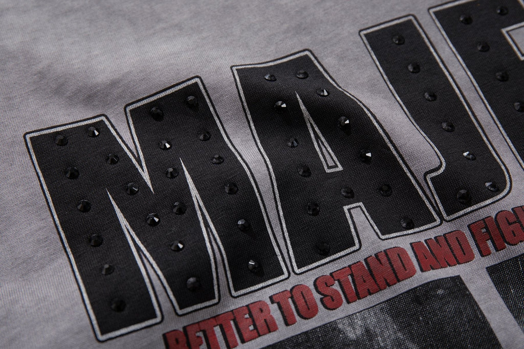 MAJESTIK Winged Cross Graphic T-Shirt