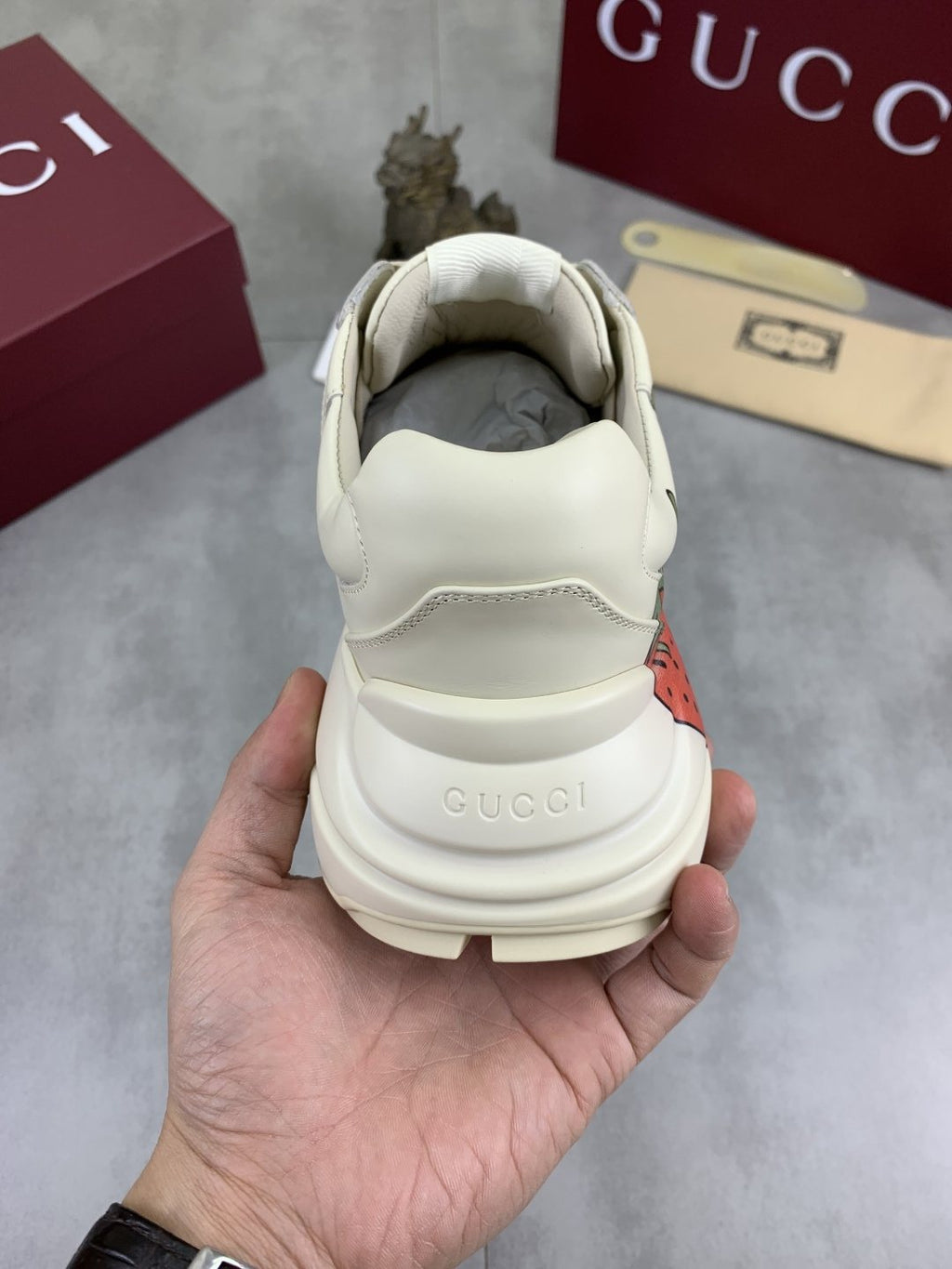Gucci Strawberry Graphic Chunky Sneakers